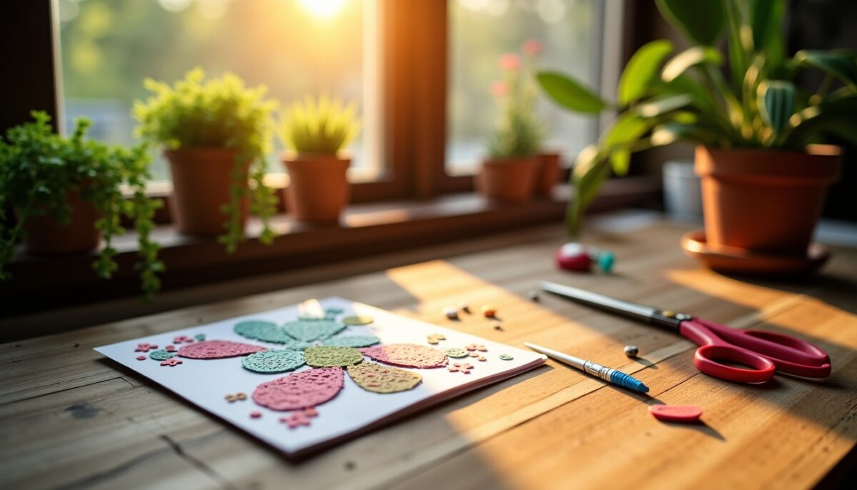 Carte de vœux maison : un résultat professionnel en seulement 5 minutes avec 3 matériaux essentiels